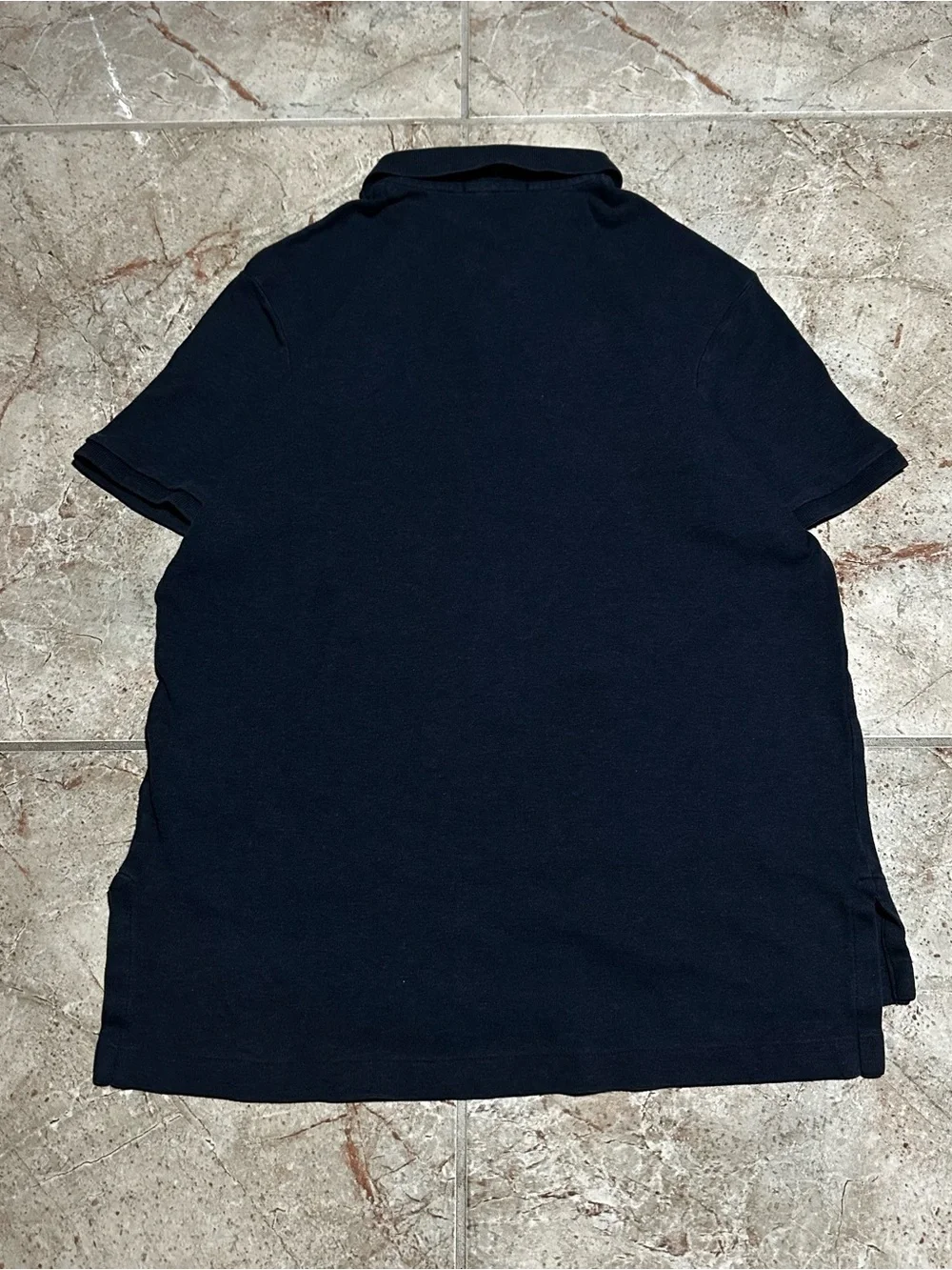 Ralph Lauren Men’s Navy Polo with Green Pony Logo